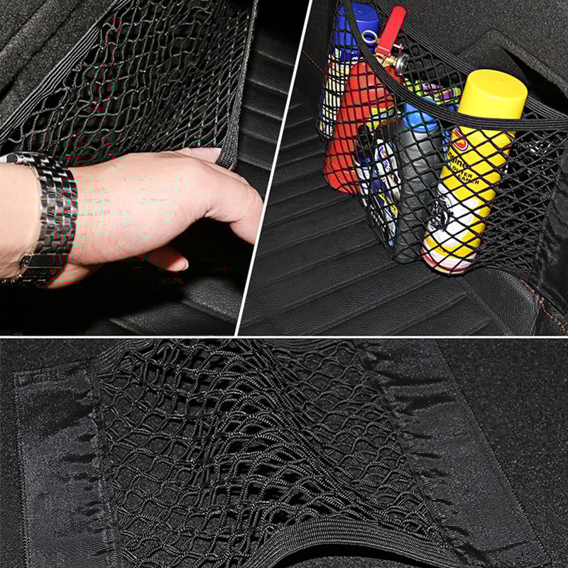 Car Trunk Storage Bag Nylon Mesh Net Organizer For SUV And Sedan 4