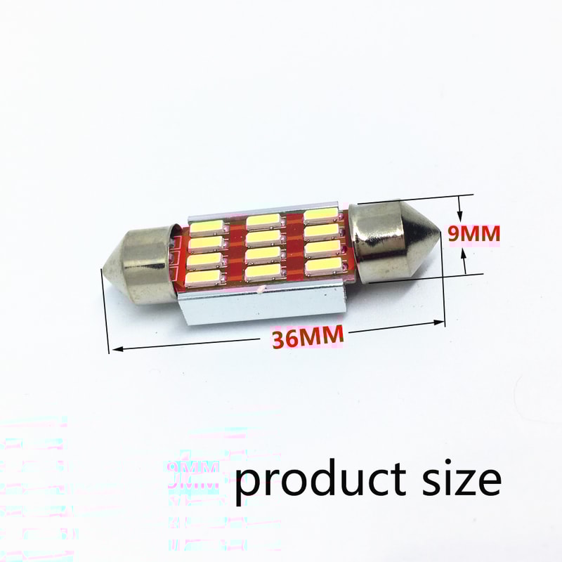 LED Car Interior Dome Lamp Auto Festoon Lights For Reading Bulb 4