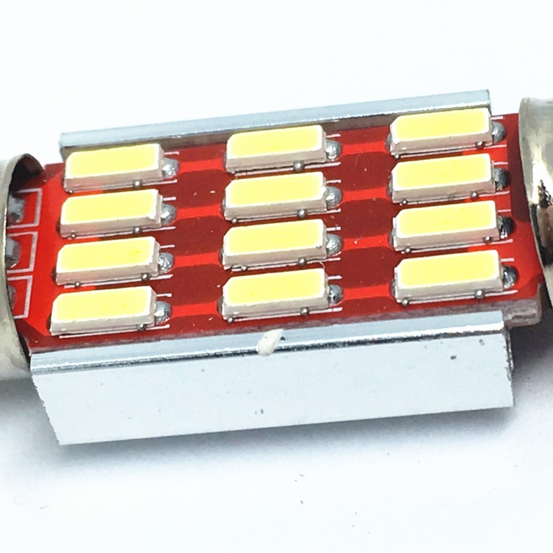 LED Car Interior Dome Lamp Auto Festoon Lights For Reading Bulb 3