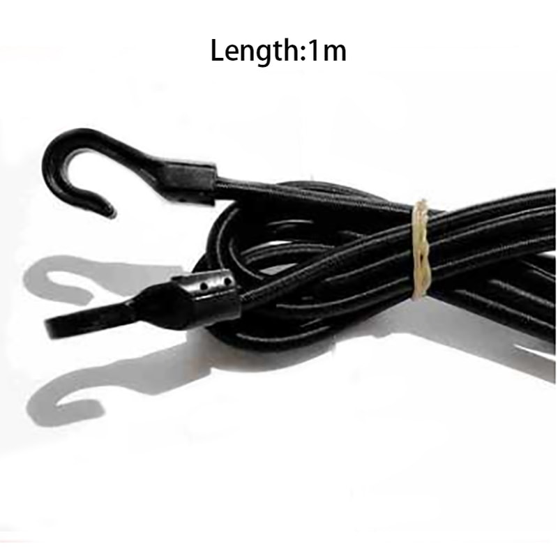Heavy Duty Elastic Bungee Cord With Plastic Hooks Versatile Tie 4