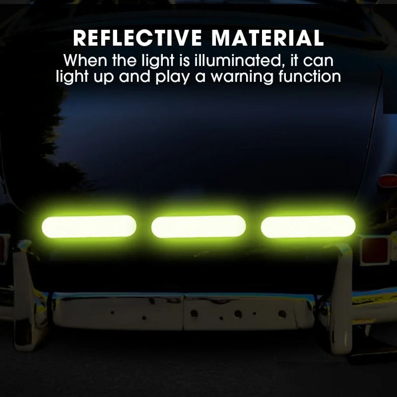 Reflective Safety Stickers For Helmet Waterproof HighVisibility Reflector Tape For Night Riding Wal
