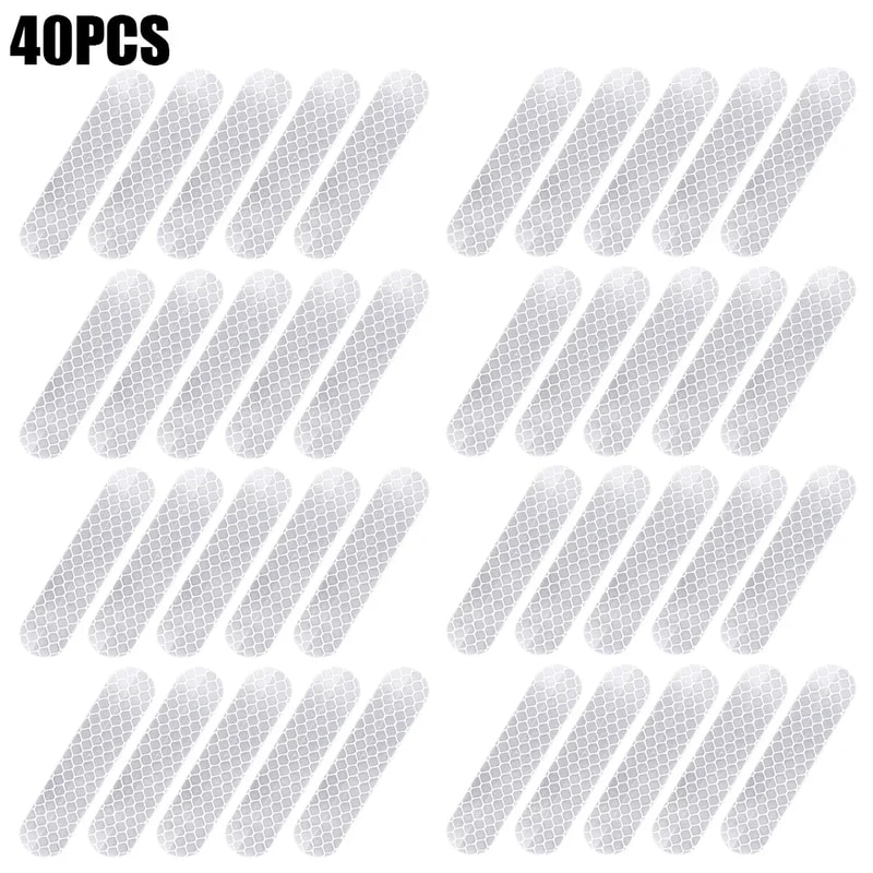 Reflective Safety Stickers For Helmet Waterproof HighVisibility Reflector Tape For Night Riding Wal