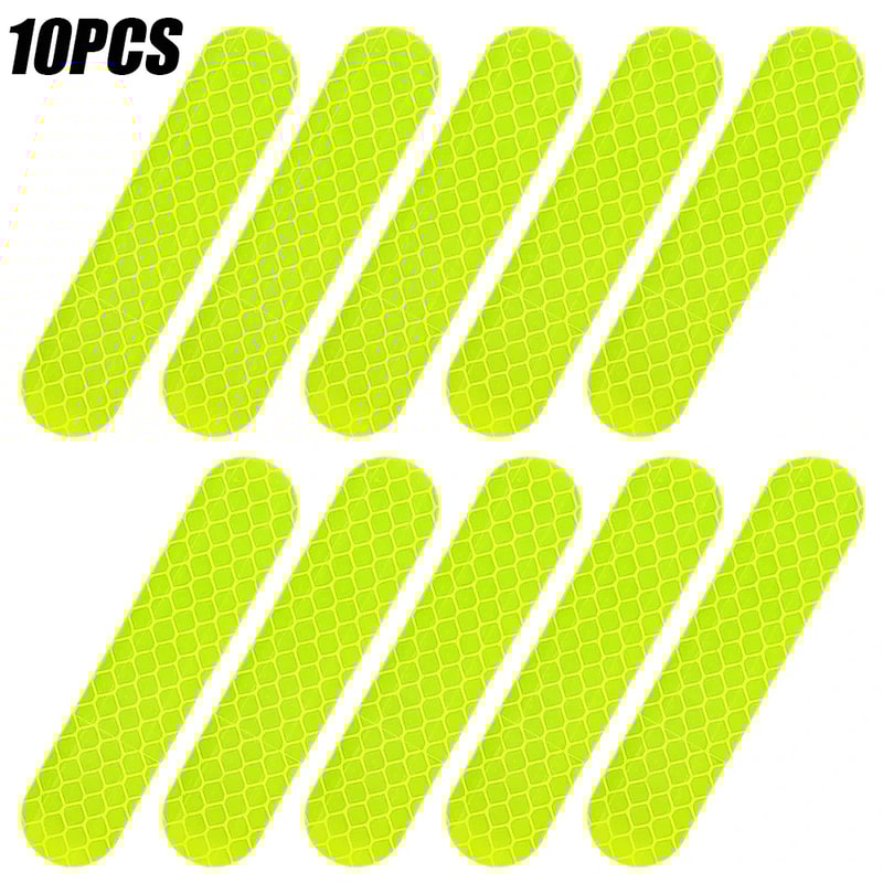 Reflective Safety Stickers For Helmet Waterproof HighVisibility Reflector Tape For Night Riding Wal