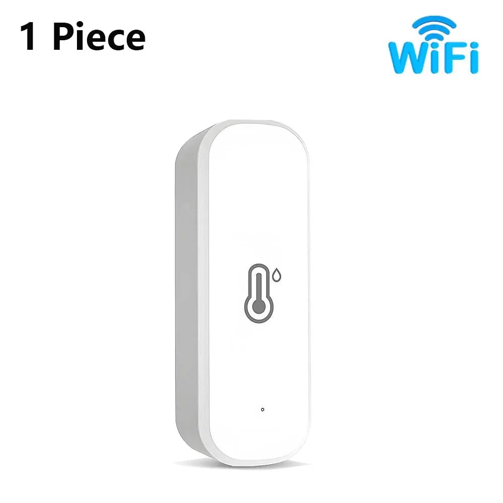 Smart WIFI Temperature And Humidity Sensor For Smart Homes Works With Alexa Google Assistant 6
