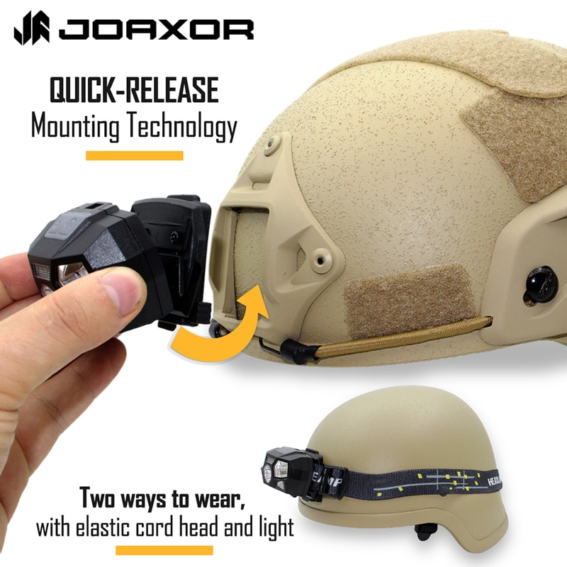 Tactical Helmet Light Headlamp USB Charging Waterproof Light For Hunting And Fishing 1