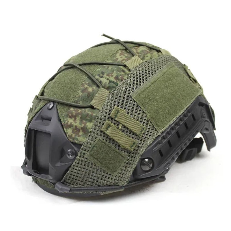 Tactical Helmet Cover For Airsoft Paintball Camo Military Helmet Cover With Elastic Cord 6