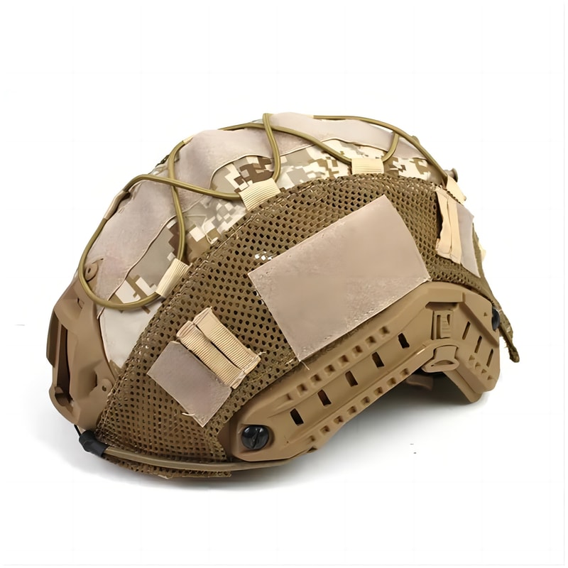 Tactical Helmet Cover For Airsoft Paintball Camo Military Helmet Cover With Elastic Cord 7