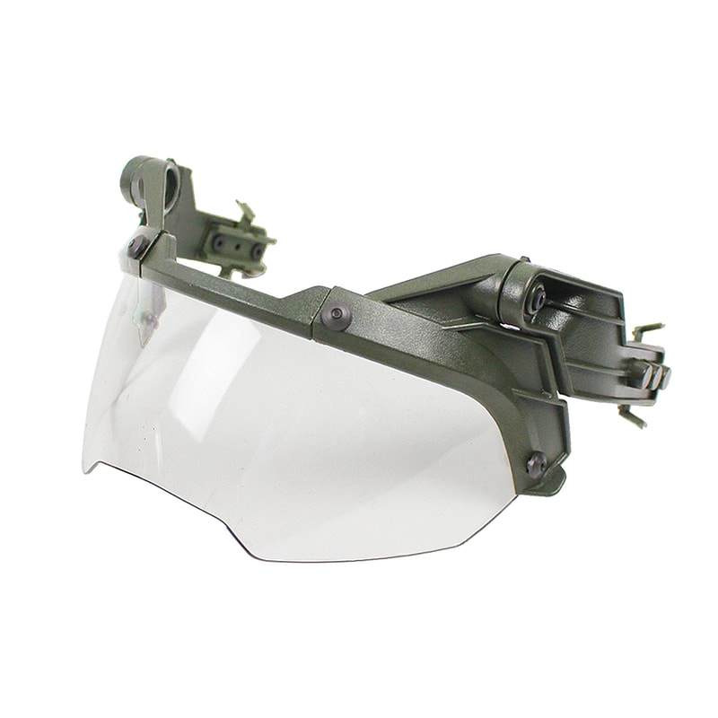 Adjustable Tactical Helmet With Detachable Goggles AntiFog AntiRiot CS Protective Gear For Militar 7