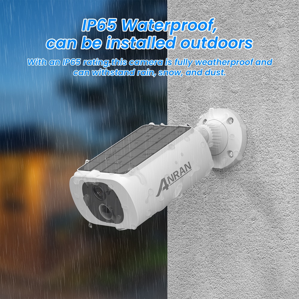 Wireless Solar Outdoor Security Camera With Night Vision Humanoid Detection 4