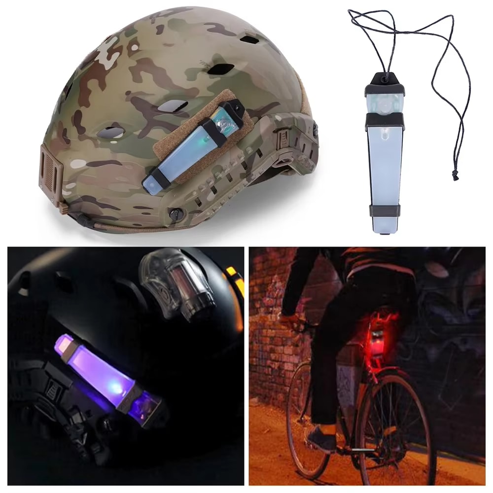 Tactical FMA Helmet Safety Flashing Light Waterproof Outdoor IR Strobe Hiking Survival Lamp 1