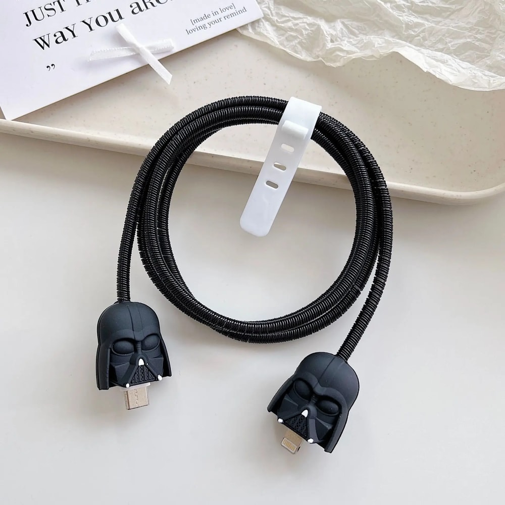 Cartoon Charger Cable Protector For IPhone Charger Protection Stitch Data Line Winder 6