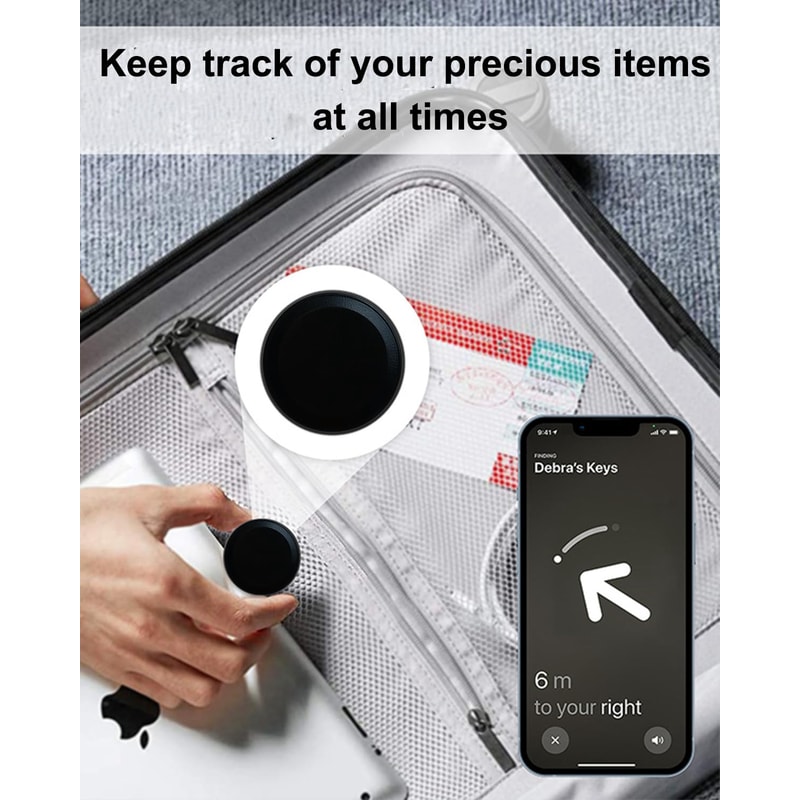 Apple Airtag Holder Case With Adhesive Sticker Portable AntiLost GPS Location Case 1