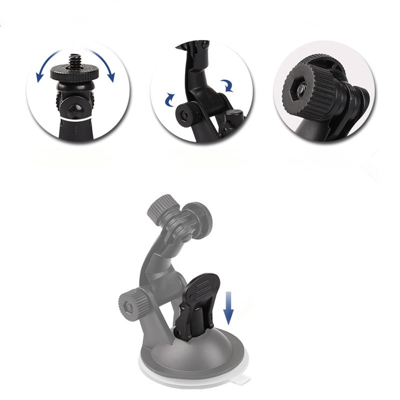 Suction Cup Car Mount With Tripod Adapter Phone Holder The Ultimate HandsFree Camera Mount 3