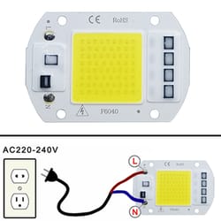 led cob chip flood light smart ic diy bulb for outdoor use no driver needed waterproof
