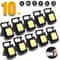 Mini USB Rechargeable LED Keychain Flashlight Compact Camping Work Lantern 0