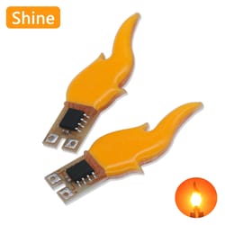 cob flickering flame led candle light realistic warm flashing fire lamp beads for diy projects