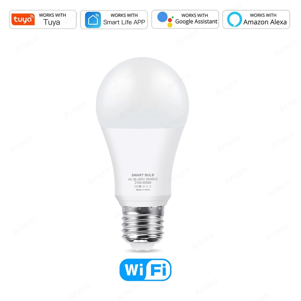 Smart WiFi LED Bulb RGB Light Bulb Compatible With Amazon Alexa Google Home 0