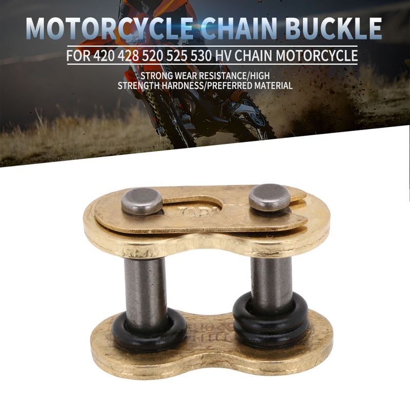 Heavy Duty Motorcycle Chain Connecting Link With ORing Master Joint Connector Durable Reliable Cha 1