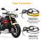 LED Motorcycle Turn Signal Light DRL Amber White Fork Strip Lamp 1