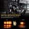 Mini Amber Motorcycle LED Turn Signal Lights Flashing Indicator Lamp