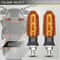 Mini Amber Motorcycle LED Turn Signal Lights Flashing Indicator Lamp