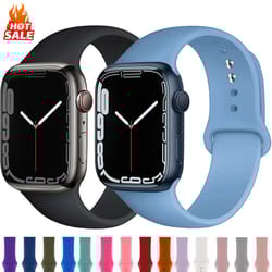 durable silicone band for apple watch sports bracelet for iwatch series