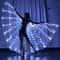 LED Belly Dance Wings With Shining LED Lights Halloween Costume Prop For Adults Kids 8