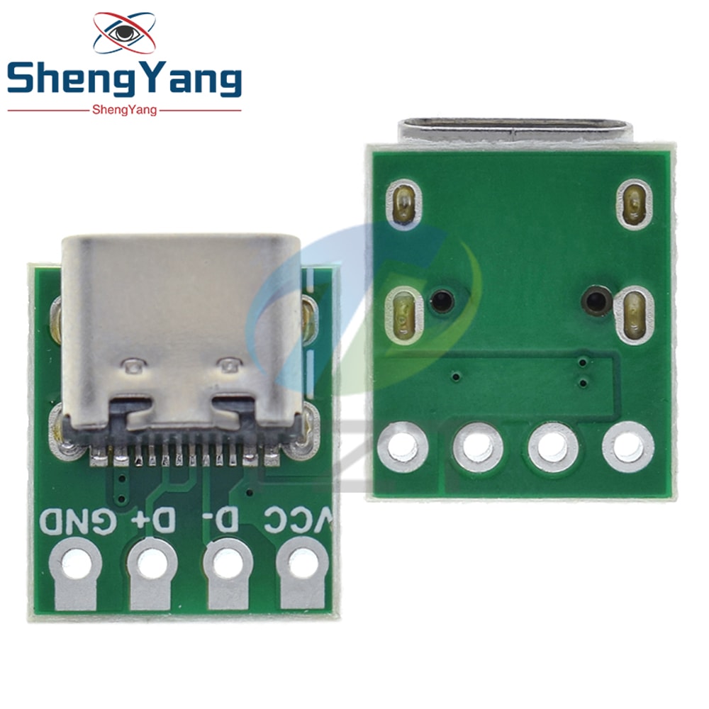 USB Type C Pin Test PCB Board Adapter for Data Line Cable Transfer
