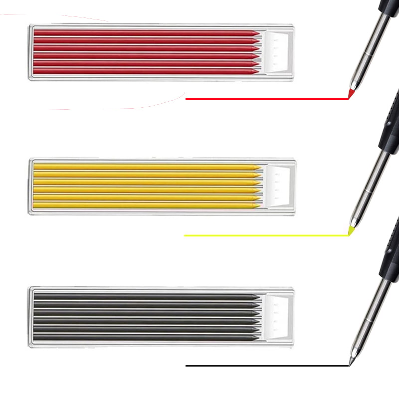 Woodworking Mechanical Pencil Carpenter Marking Pencil With Pen Cover 1