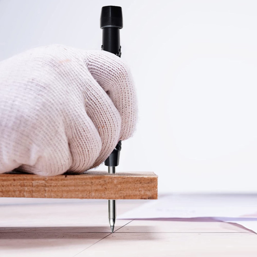 Woodworking Mechanical Pencil Carpenter Marking Pencil With Pen Cover 4