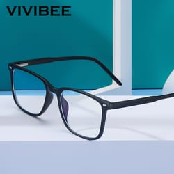 classic square blue light blocking glasses for men, anti-ray eyeglasses for screen & gaming use