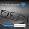 High Quality Pure Titanium Reading Glasses For Men Anti Blue Light Presbyopia Eyewear With Diopter 1