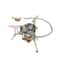 Portable ThreeHead Windproof Camping Stove Outdoor Foldable Gas Burner For Hiking Picnics And Campi 0