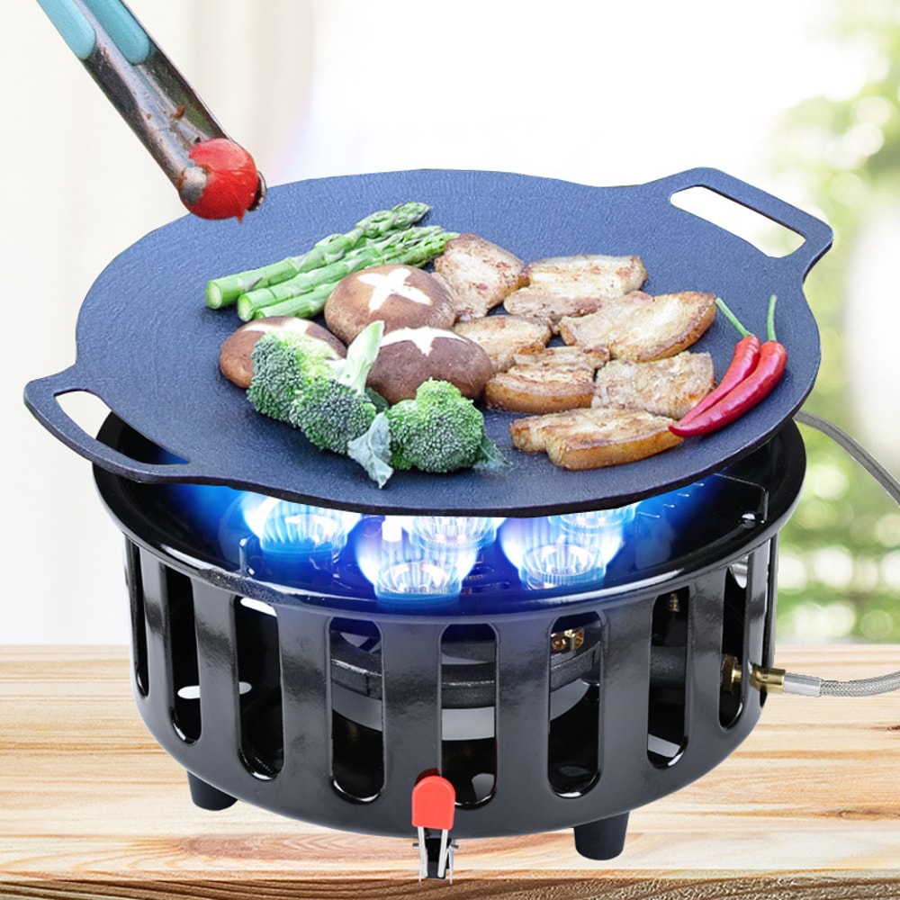 Portable Camping Stove HighPower Gas Burner With Windproof Electronic Ignition For Outdoor Adventur 3