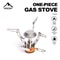 Portable Gas Stove Compact Aluminum Alloy Camping Stove for Outdoor Cooking Hiking Backpacking