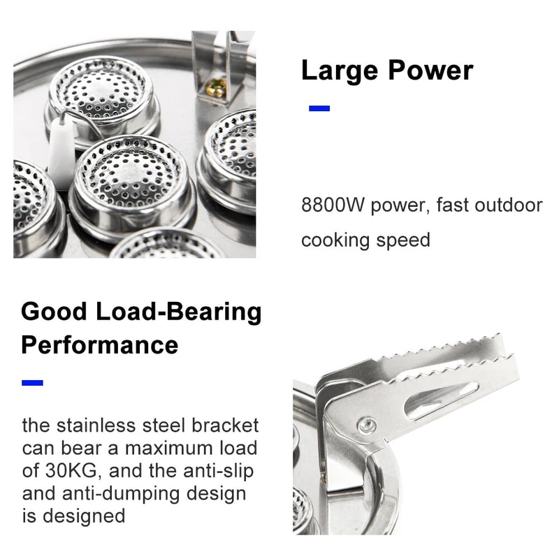 Portable Gas Stove For Camping Outdoor Cooking 3