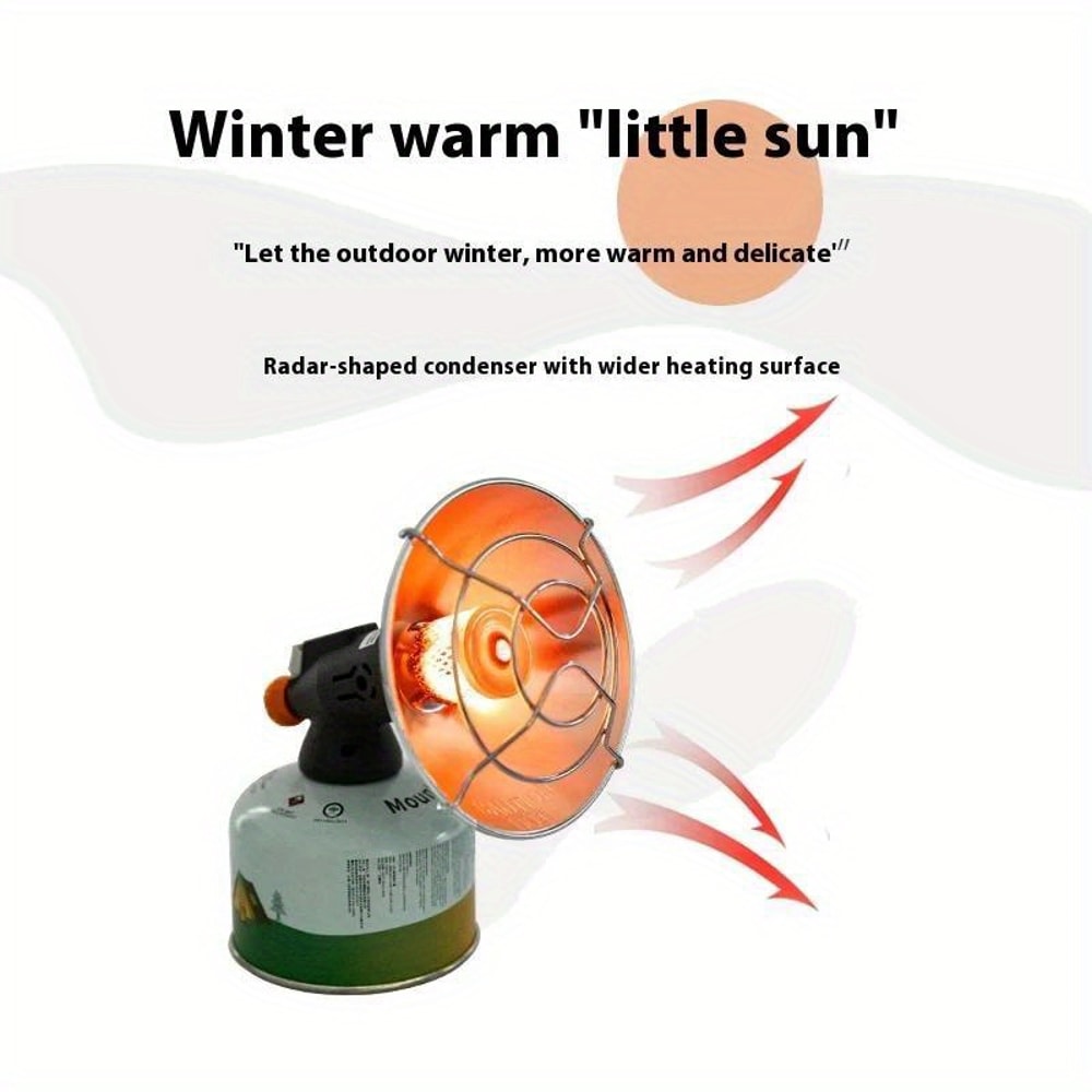 Portable Outdoor Heating Stove Compact Mini Gas Heater For Camping Fishing And Winter Adventures 5