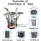Ultralight Portable Camping Stove Adjustable Valve Stove For Backpacking Hiking Mountaineering And 1