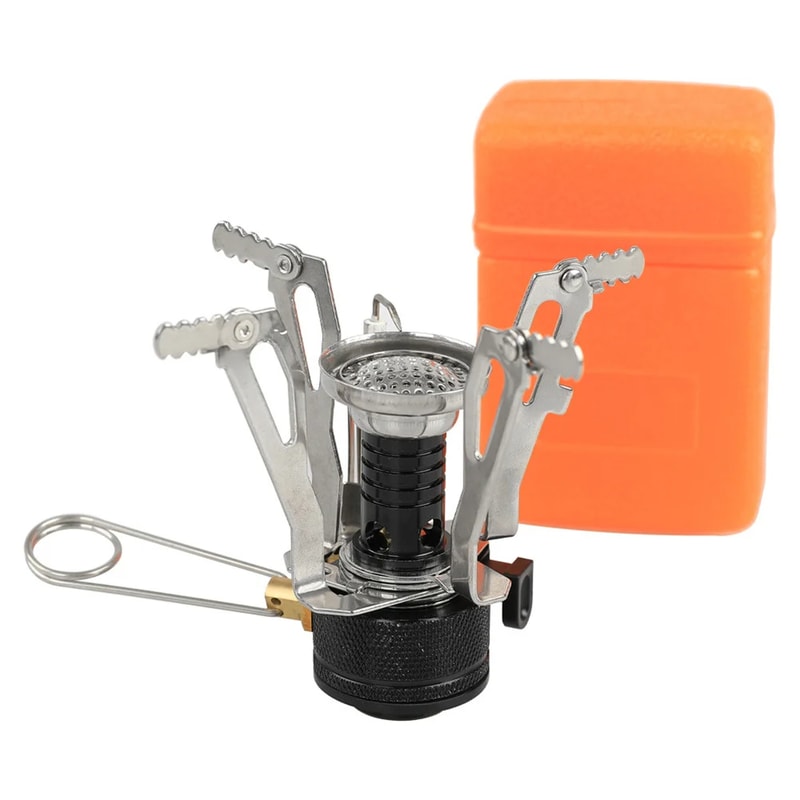 Ultralight Portable Camping Stove Adjustable Valve Stove For Backpacking Hiking Mountaineering And 4
