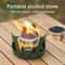 Portable Mini Alcohol Stove Burner Adjustable Firepower Ultralight Brass Camping Stove 1