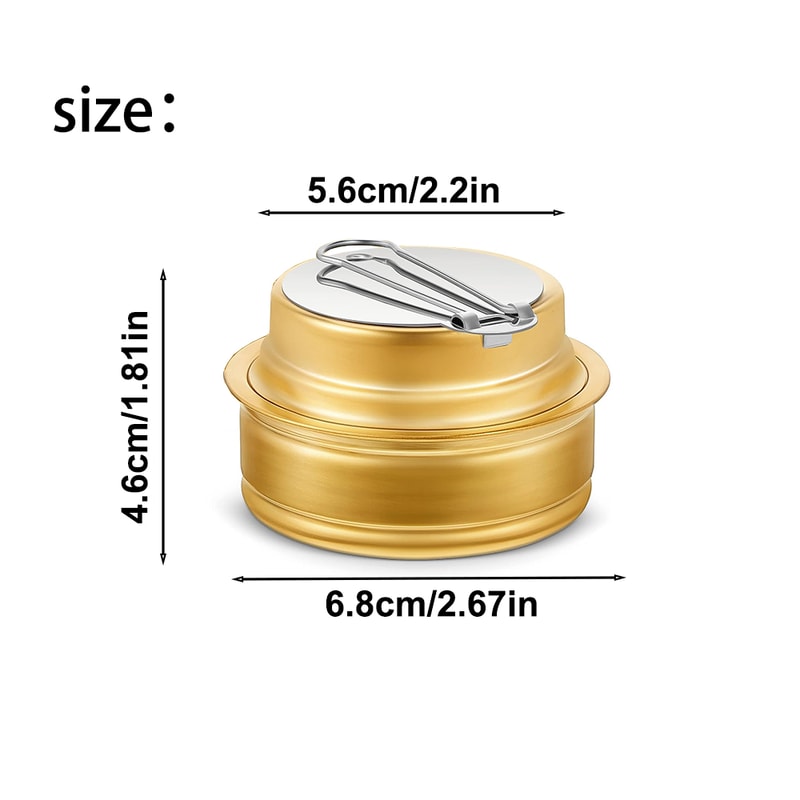 Brass Alcohol Burner Efficient Spirit Burner Cooktop With Flame Regulator Camp Stove With Fuel Stor 3