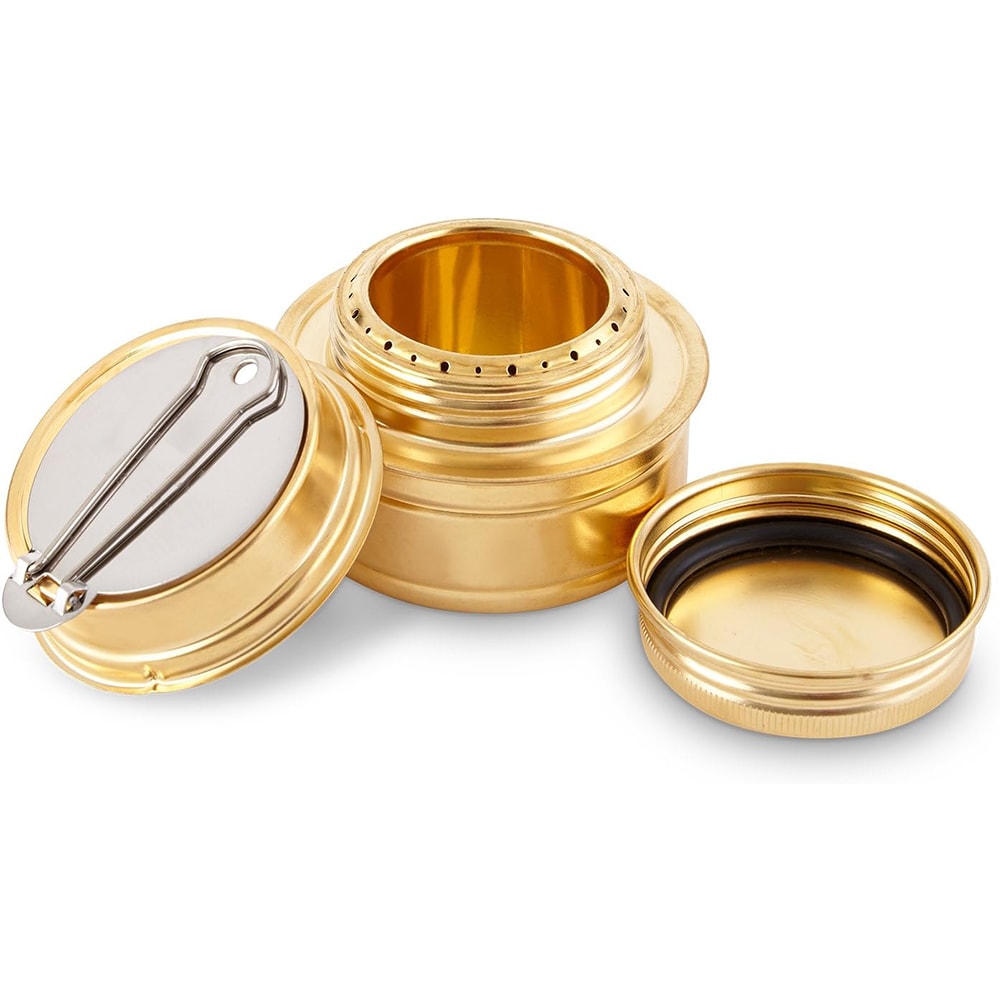 Brass Alcohol Burner Efficient Spirit Burner Cooktop With Flame Regulator Camp Stove With Fuel Stor 5