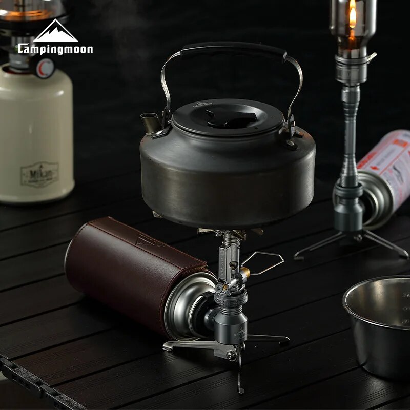 Portable High Power Gas Stove For Outdoor Hiking Windproof Voltage Stabilized Cooker 1