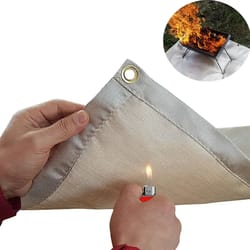 barbecue fire protection mat for outdoor & indoor use high temperature resistant, fire retardant camping picnic pit