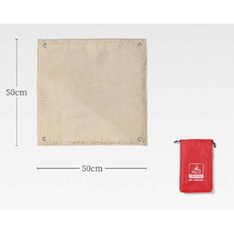 Barbecue Fire Protection Mat For Outdoor Indoor Use High Temperature Resistant Fire Retardant Camp 7