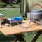 Portable Gas Stove Adapter Tripod Stand Stainless Steel Hiking Camping Gear 2