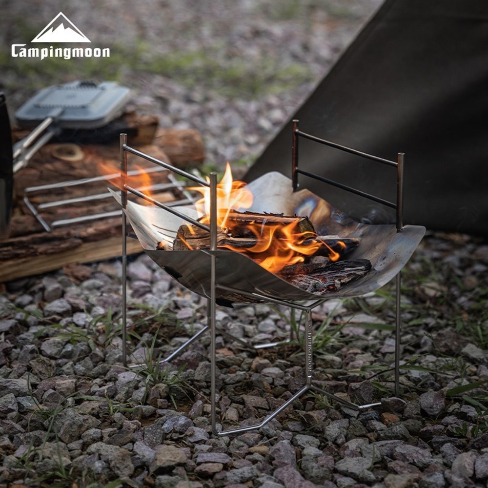 Outdoor Portable Stainless Steel BBQ Grill Foldable Camping Grill For Garden Picnic 1