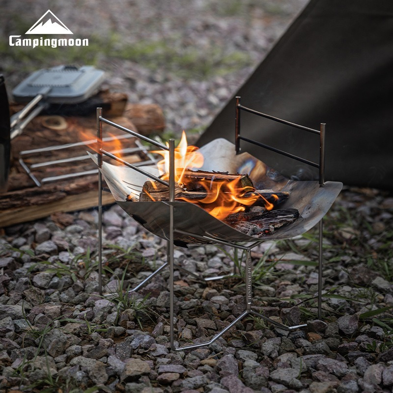 Outdoor Portable Stainless Steel BBQ Grill Foldable Camping Grill For Garden Picnic 1