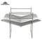 Outdoor Portable Stainless Steel BBQ Grill Foldable Camping Grill For Garden Picnic 6