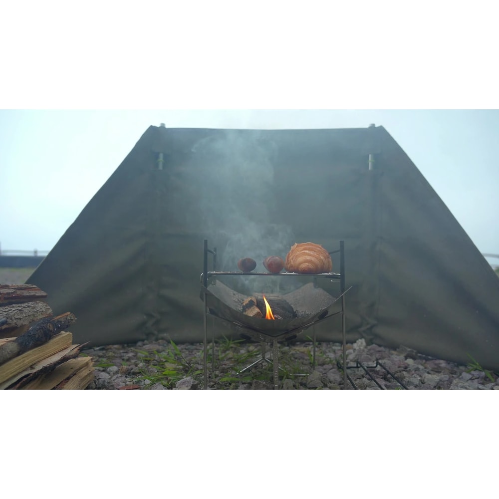 Outdoor Portable Stainless Steel BBQ Grill Foldable Camping Grill For Garden Picnic 3